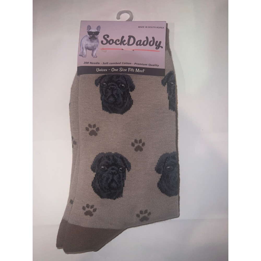 Sock Daddy Pet Lovers Socks Black Dog‎ Breed Novelty Crew Socks Unisex One Size